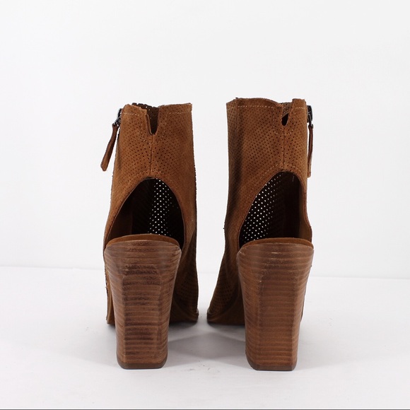 Sz 6 • DOLCE VITA Noele Perforated Suede Bootie - Picture 4 of 8